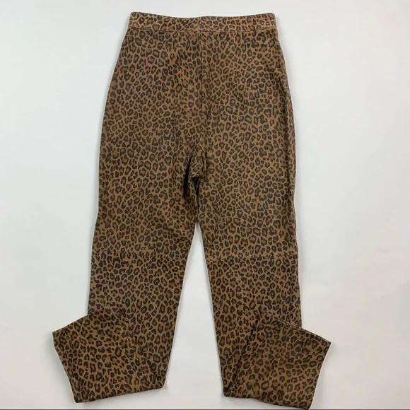 LPA Leopard Leather Pants Small - Picture 9 of 10